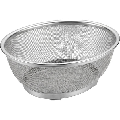 Fbkmx Oval Stainless Mesh Draining Basket 11 in
