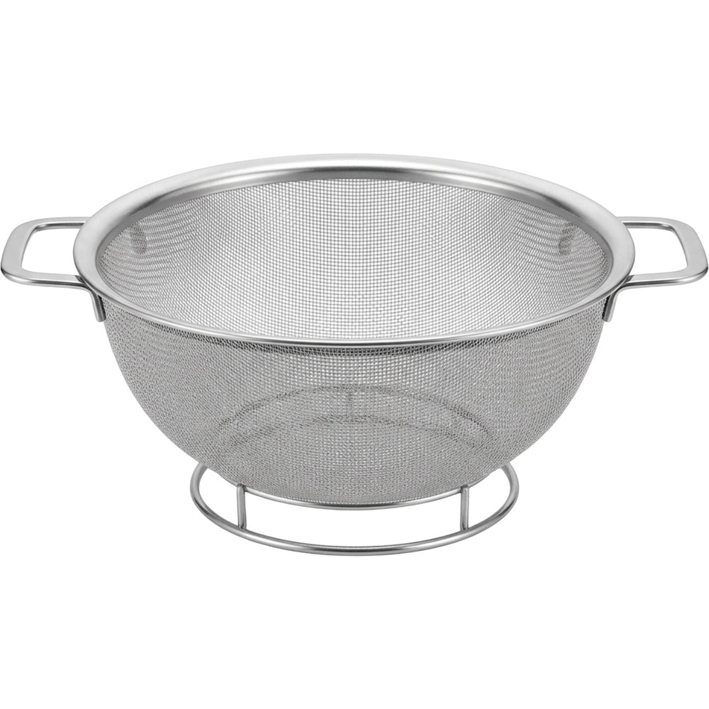 Fbkmx Rimrest Round Stainless Steel Mesh Colander 10 in Silver - Product view
