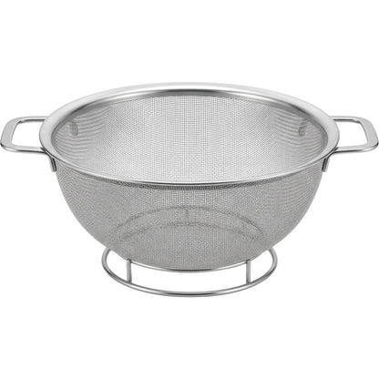 Fbkmx Rimrest Round Stainless Steel Mesh Colander 10 in Silver - Product view